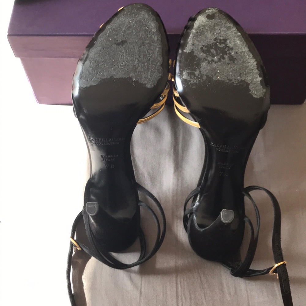 Ralph Lauren Collection Purple Label Sandal Heels - Picture 4 of 7
